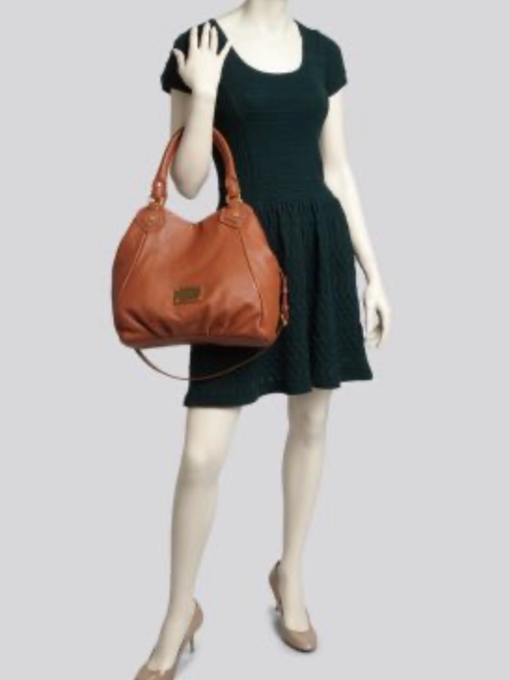 Marc by Marc Jacobs - Classic Q Francesca Brown Leather Top Handle Hobo/Tote Bag - Picture 14 of 14